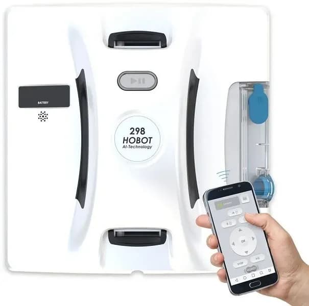 Ovládání robotického čističe oken Hobot 298 - recenze