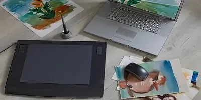 Práce s grafickým tabletem