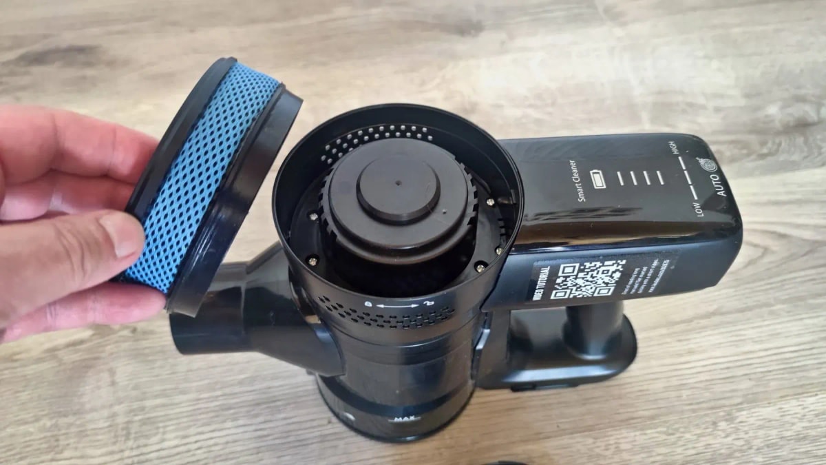 Filtr vysavače recenze Lauben Stick Vacuum & Mop 3in1 Pet Deluxe 400BC