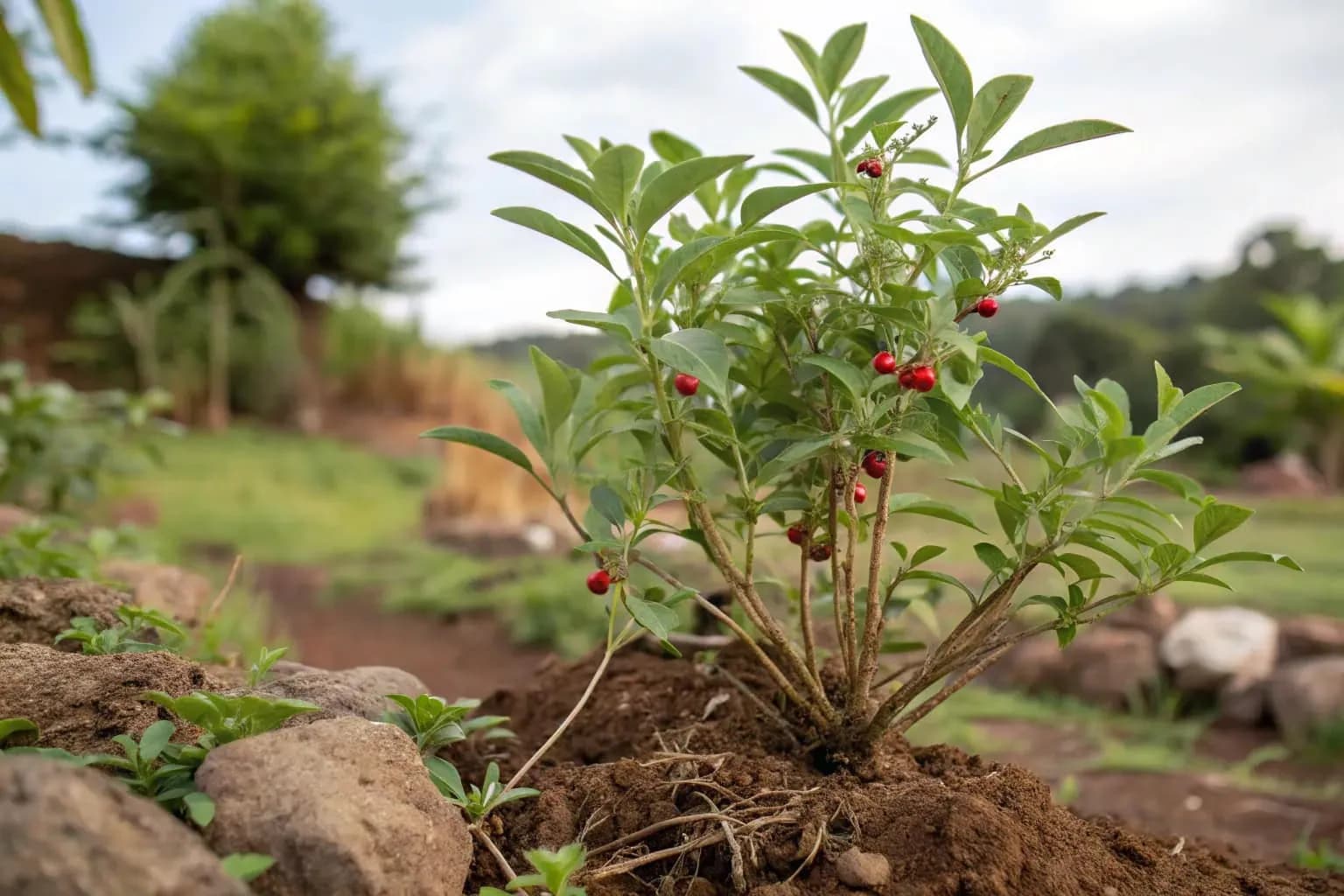 Ashwagandha rostlina
