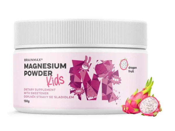 BrainMax KIDS Magnesium Powder dračí ovoce: Product review