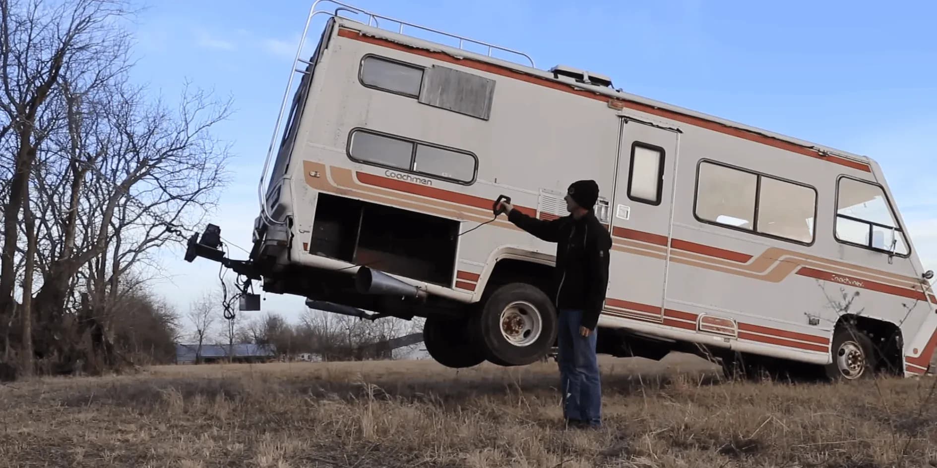 elektrické navijáky - karavan