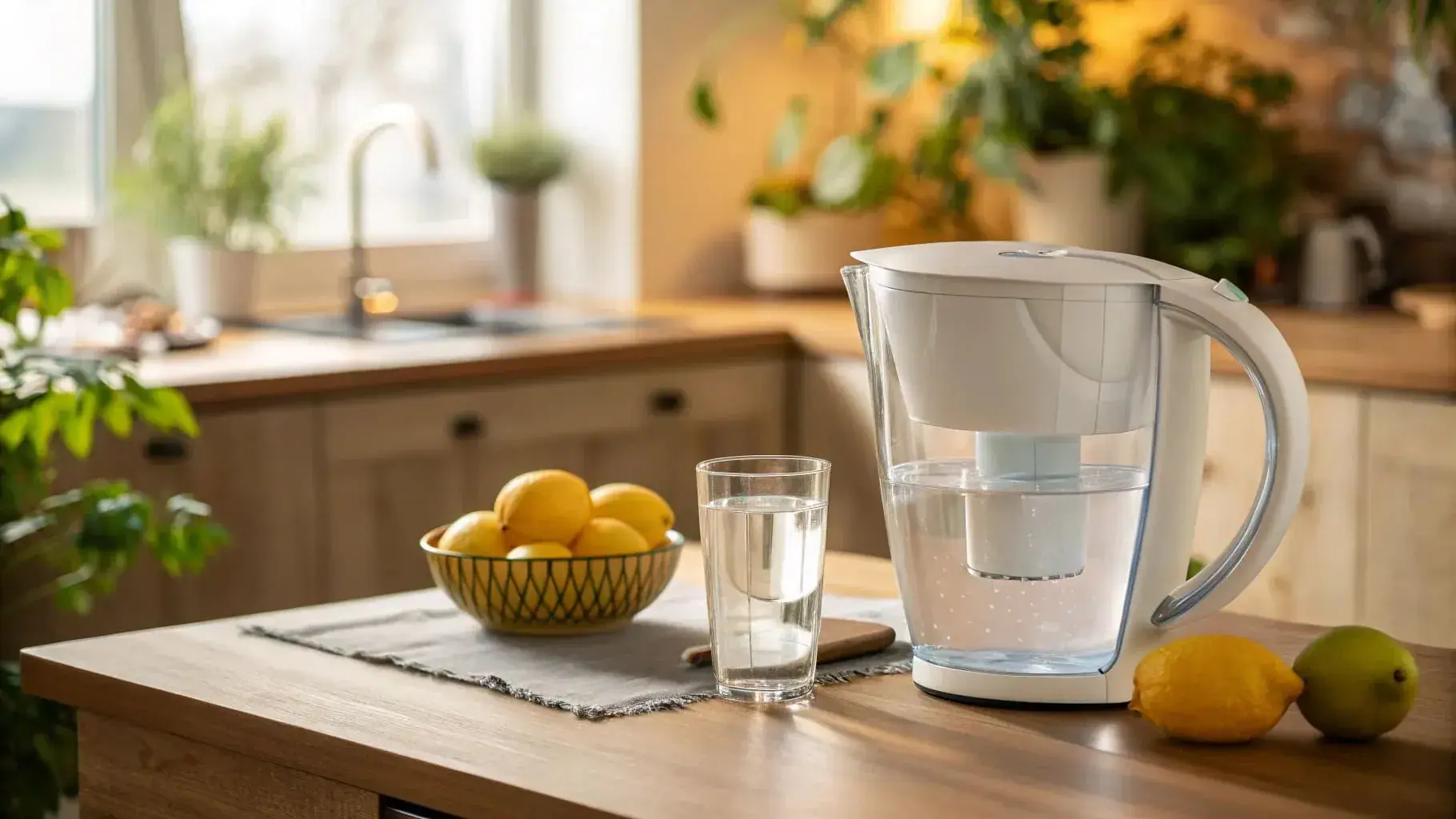 Filtrační konvice v kuchyni
