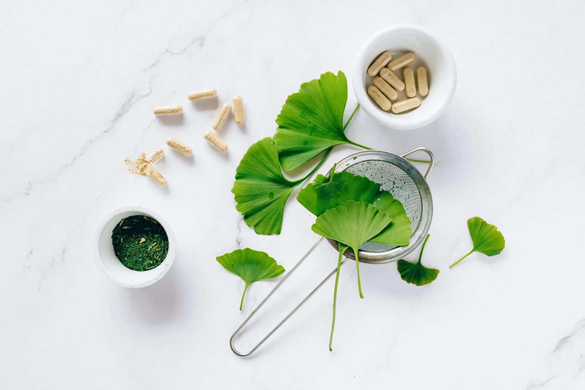 Ginkgo Biloba kapsle