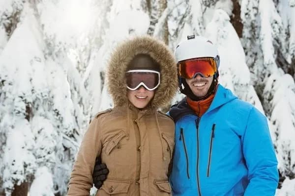 Snowboardové brýle obrázek do textu