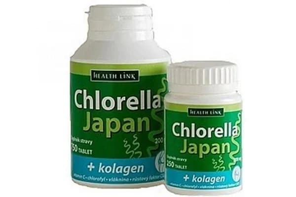 Balení doplňku stravy Health link chlorella kolagen