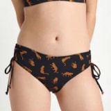 Modibodi Teen High Bikini Cheetah Chase Black