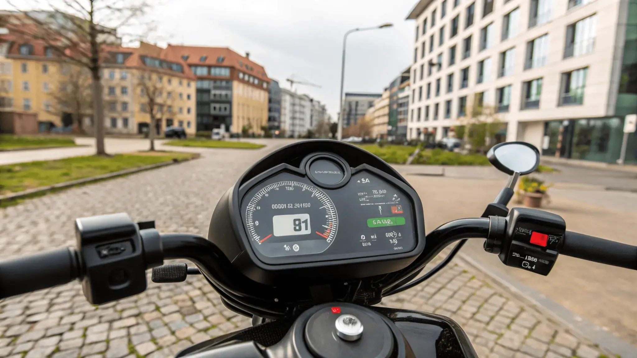 Displej elektrické motorky