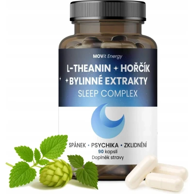 MOVit Sleep Complex L-Theanin + Hořčík + Bylinné extrakty