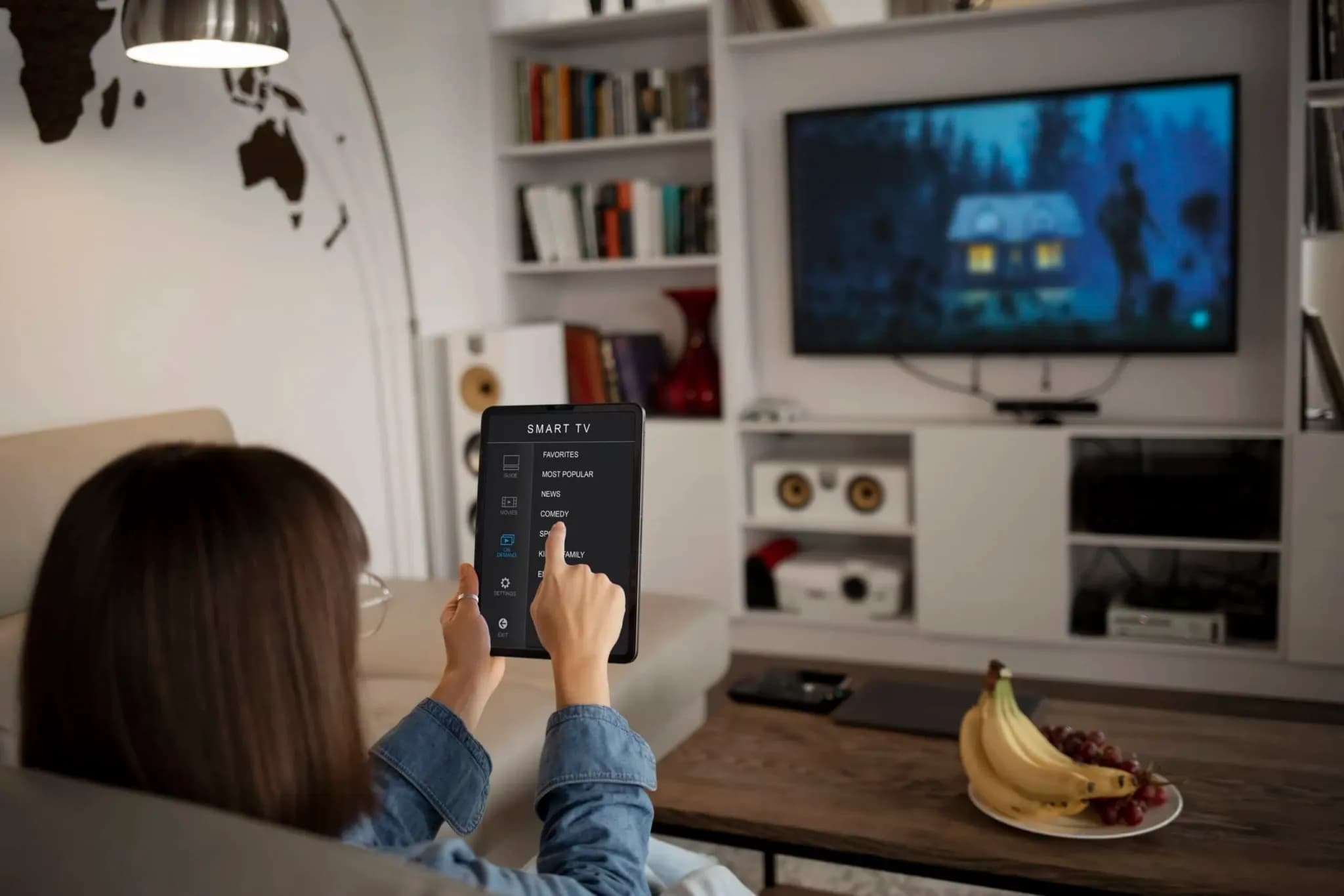 Multimediální centra - ovládání televize