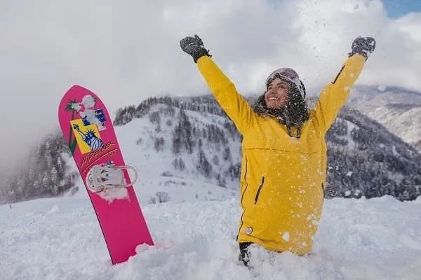 Snowboardová bunda obrázek do textu