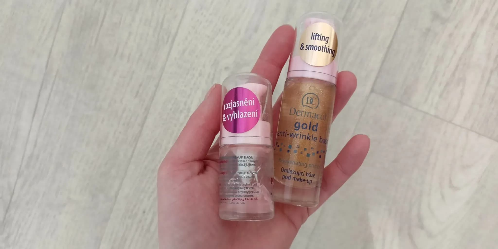 Podkladová báze pod make-up - složení