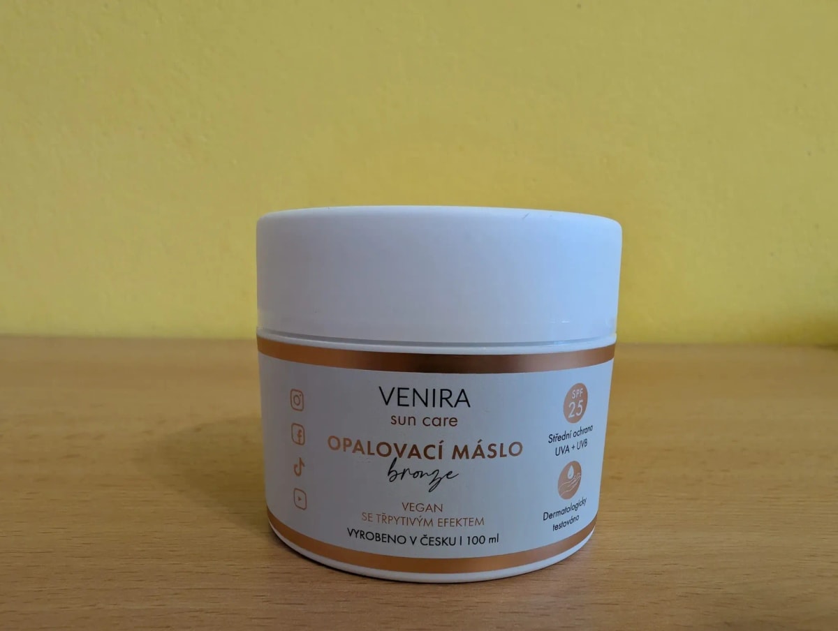 opalovací máslo Venira bronze obal