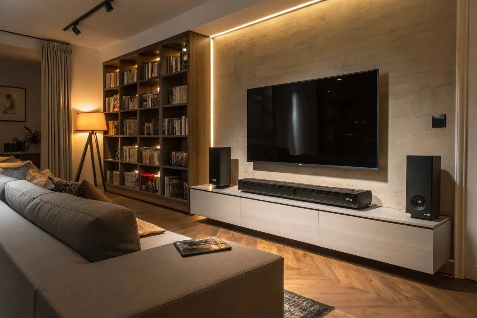 Soundbar v obýváku