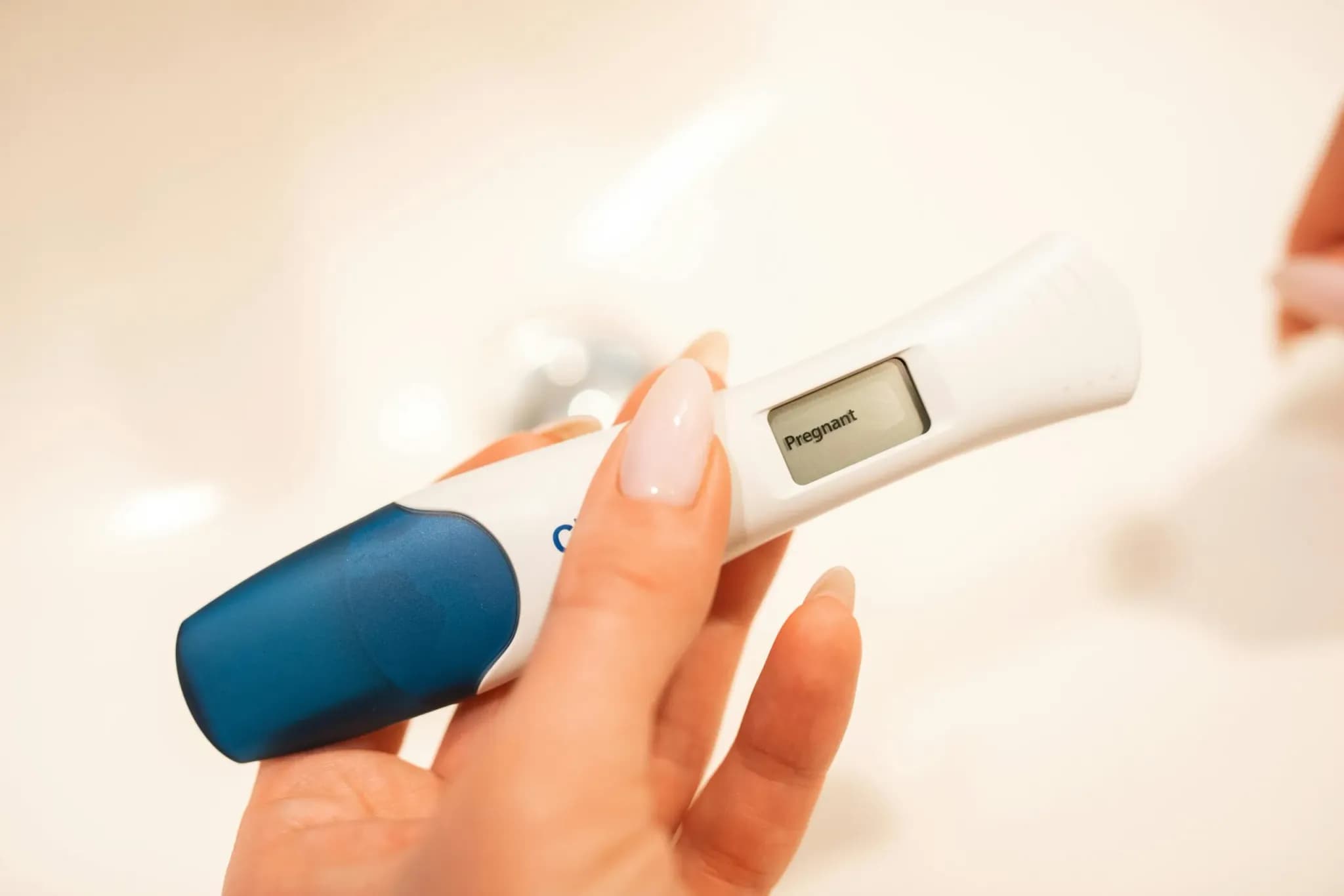 Těhotenský test Clearblue - pozitivní