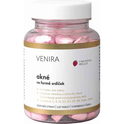 Venira akné srdíčka