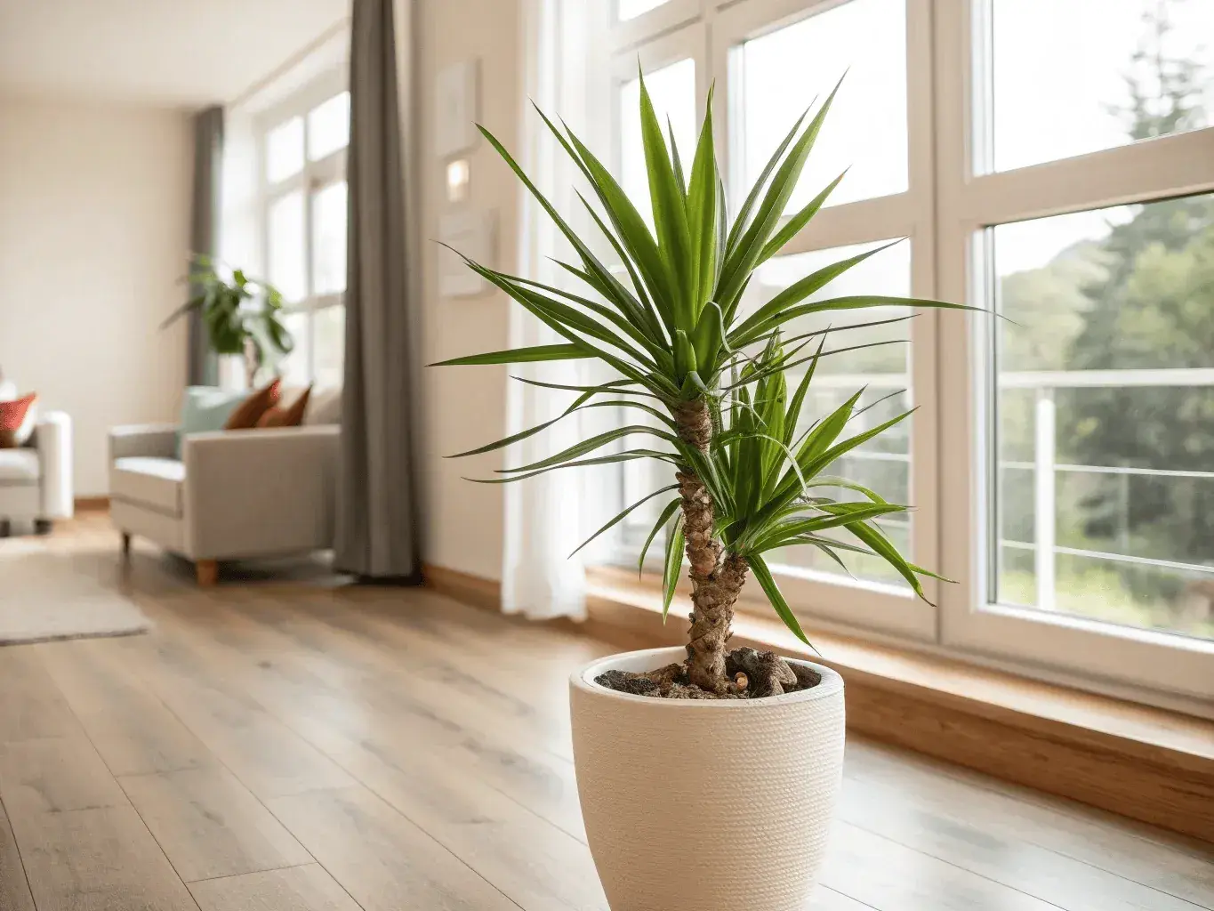Yucca rostlina
