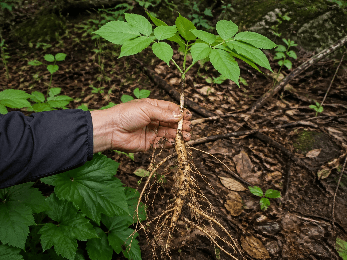 Ženšen pravý panax ginseng