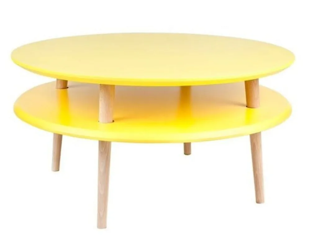 Žlutý konferenční stolek Ragaba UFO