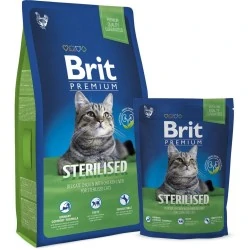 Brit cat Premium Sterilised 8 kg – kvalitní granule pro kočky