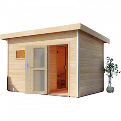 Finská sauna na zahradu Karibu Skrollan
