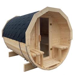 Venkovní finská sudová sauna Baumax