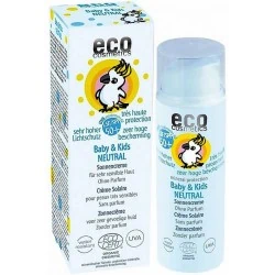 Eco Cosmetics Baby & Kids Neutral SPF50+ 50 ml – krém na opalování pro nejmenší