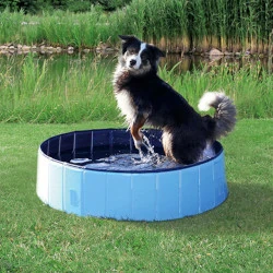 Bazén pro psy 120 × 30 cm světle modrý