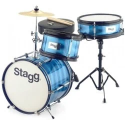 Recenze STAGG Junior 3/12B BL – dětská bicí souprava