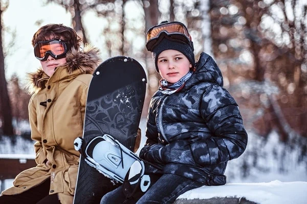Dětská bunda na snowboard obrázek do textu