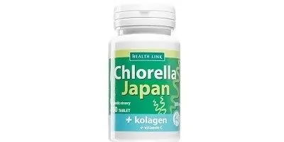 Recenze vitamínů na vlasy Health Link Japan Chlorella + kolagen