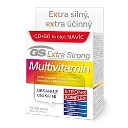 Multivitamín pro dospělé GS Extra Strong Multivitamin 60+60 tablet