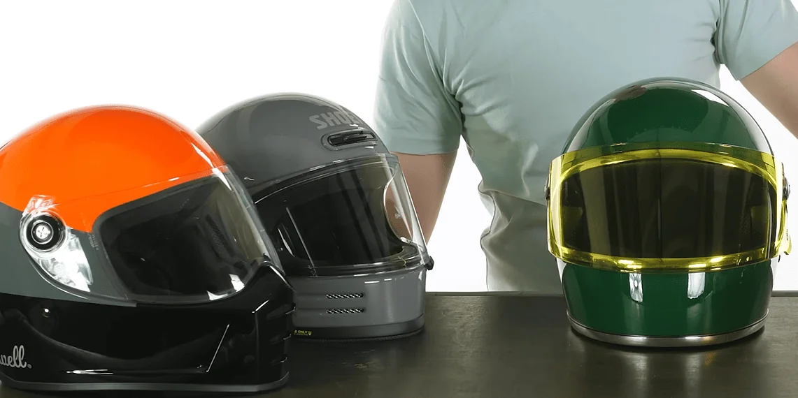 Retro helmy na motorku - test