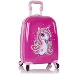 Dětský cestovní kufr Heys Kids 4w Unicorn rose - recenze