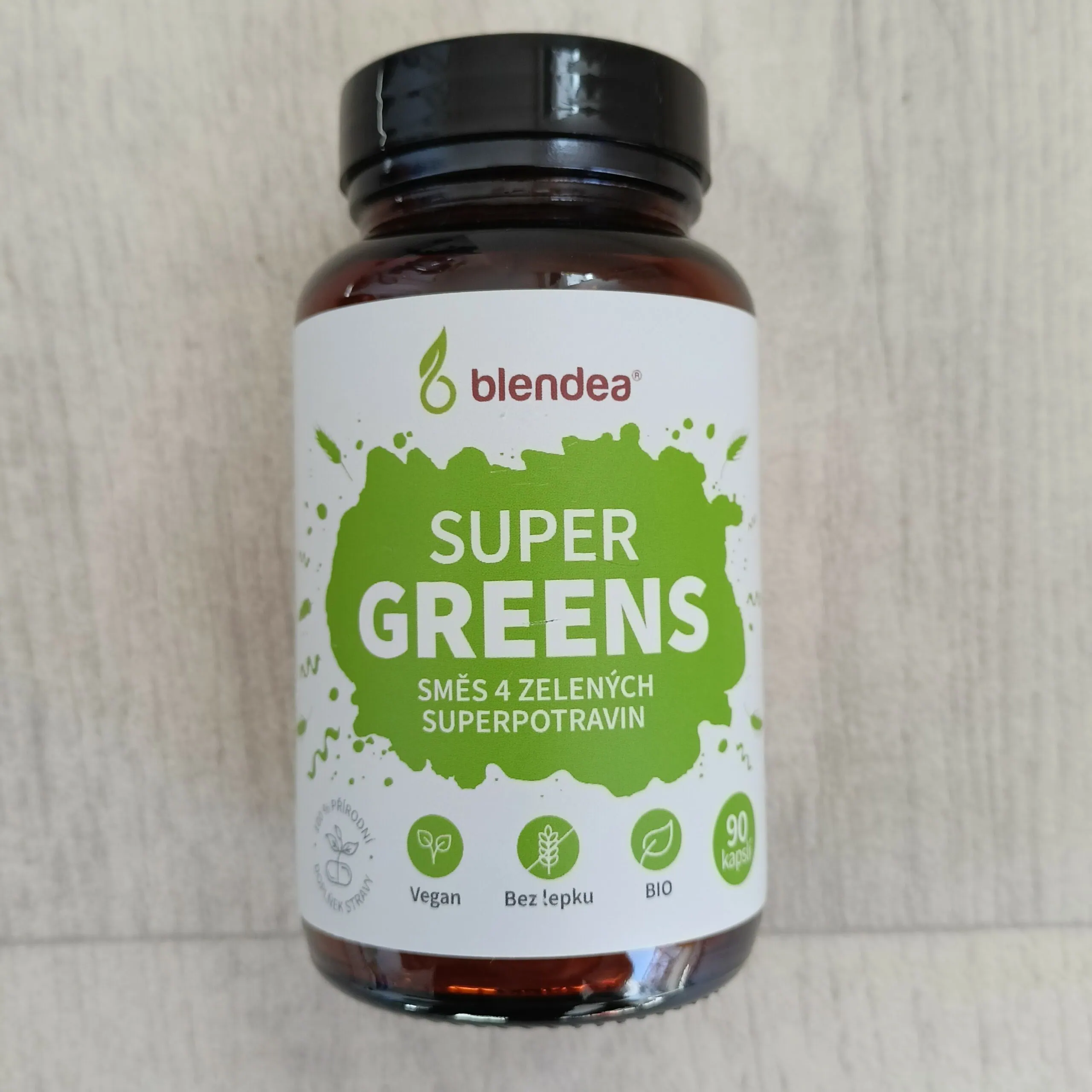 Recenze kapslí Blendea Supergreens